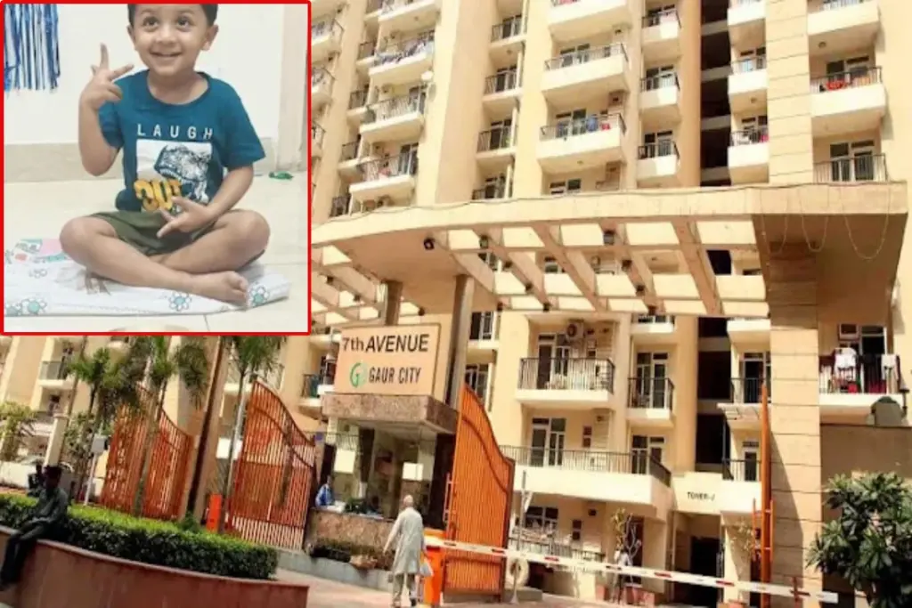 Gaur City Child Fall