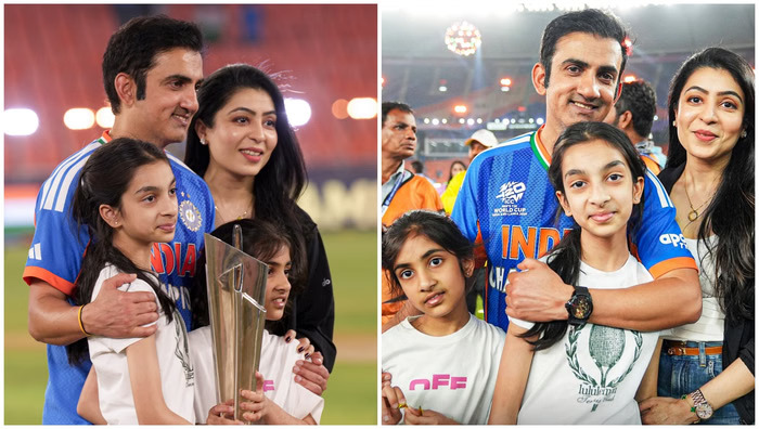 Gautam Gambhir with family