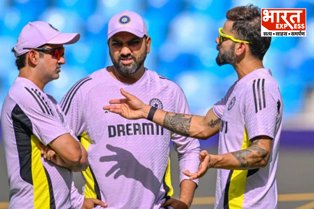 Gautam Gambhir with rohit and virat