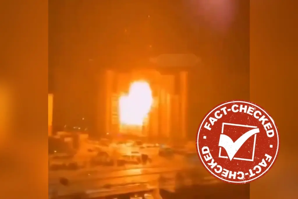 Iran Israel Conflict Fact check on fake claim video