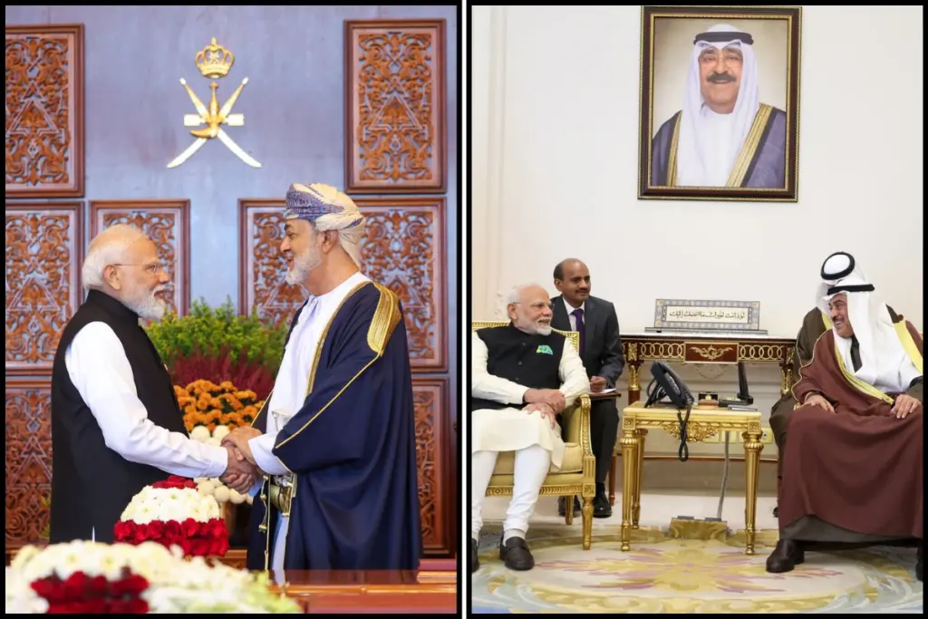 Modi To Oman And Kuwait