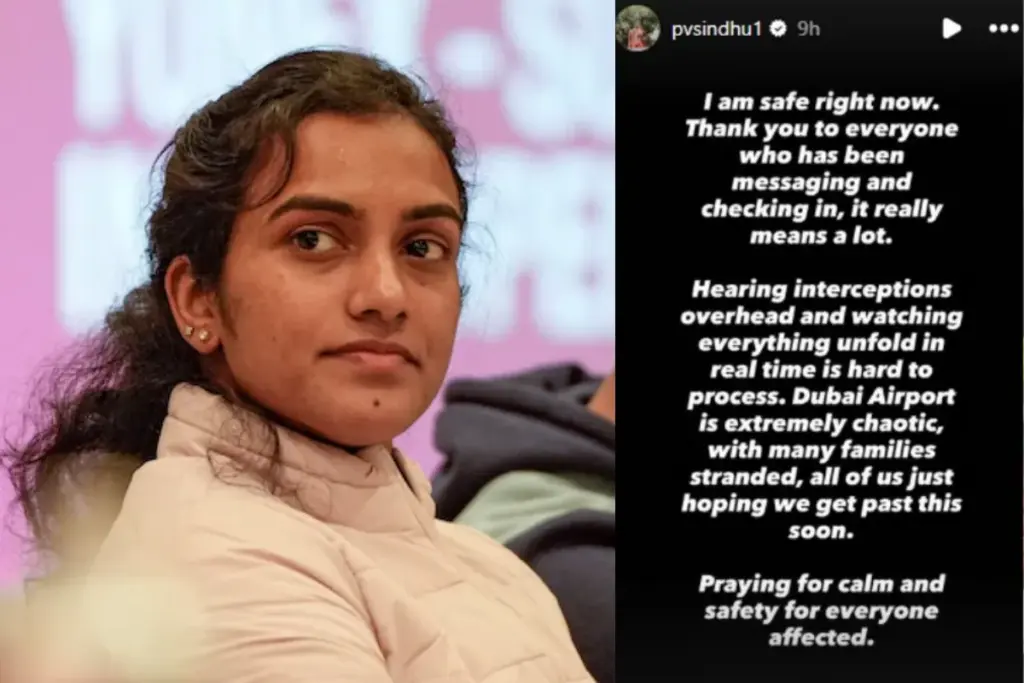 PV Sindhu Stuck in Dubai, Iran-Israel War