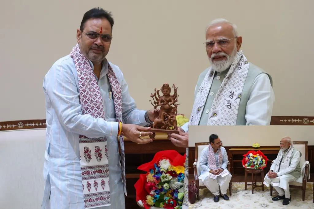 Bhajanlal Sharma meets PM Modi
