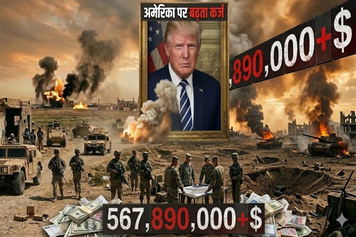 अमेरिका पर बढ़ता कर्ज: ईरान युद्ध और खर्चों ने बढ़ाई आर्थिक मुश्किलें, 39 ट्रिलियन डॉलर पार