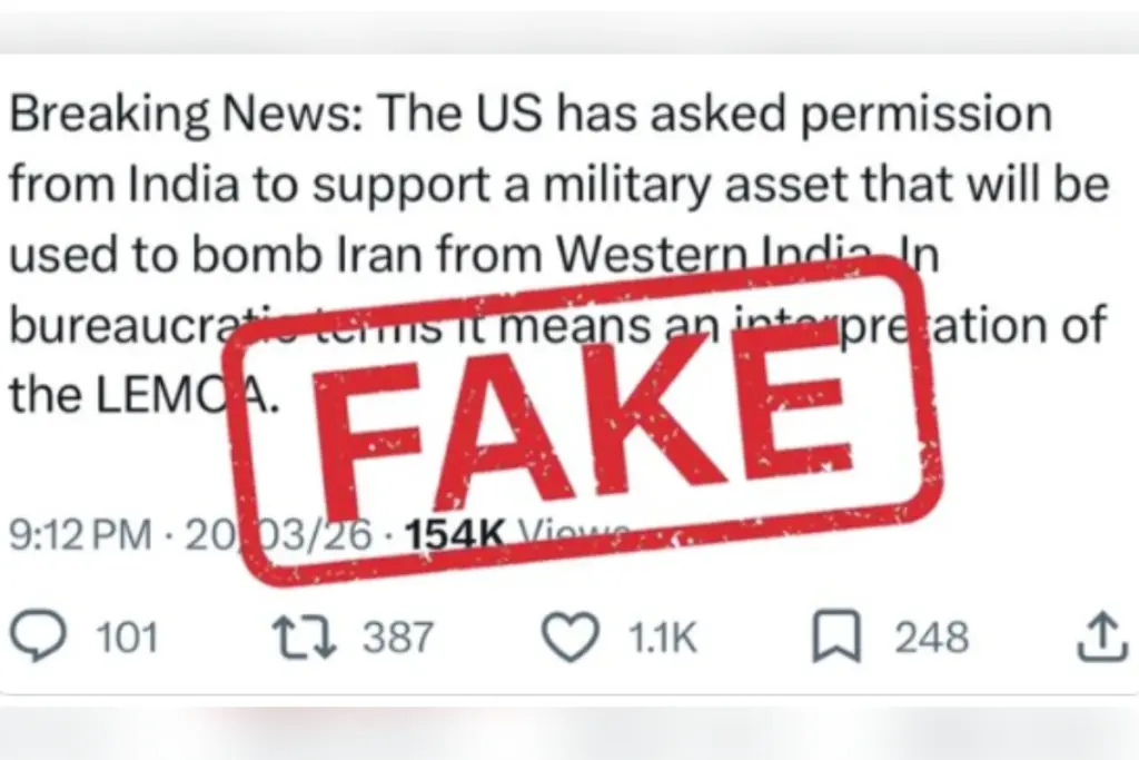 Fact Check US Military Help India