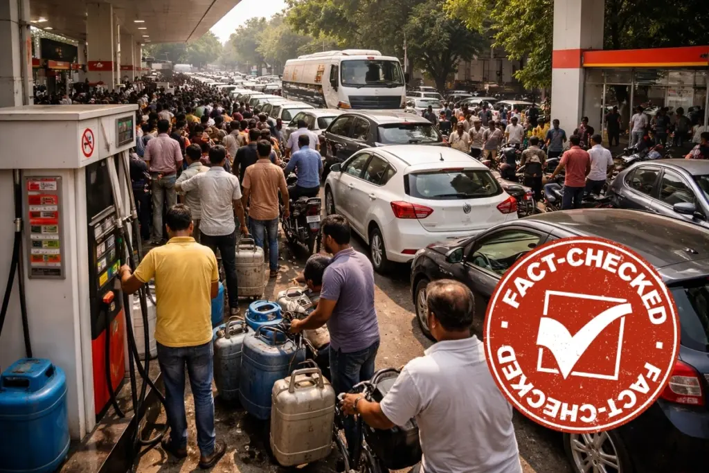 fact-check-india-petrol-diesel-Crisis-5-day-stock-claim-pib-clarification