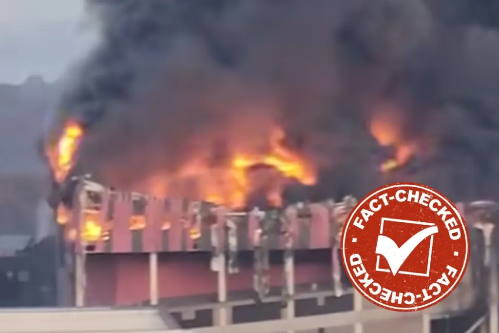 Fact Check Iran Qatar War South Korea Fire Video