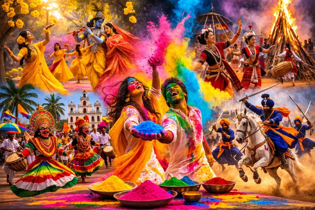 Holi traditions in India