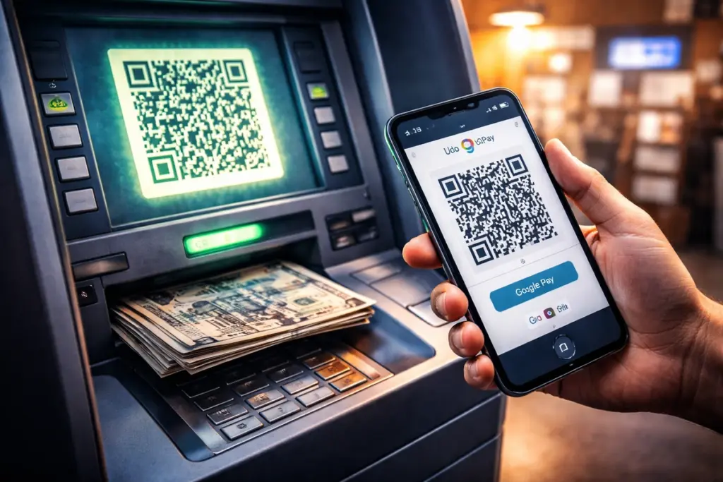 ATM cardless cash Withdrawal using UPI