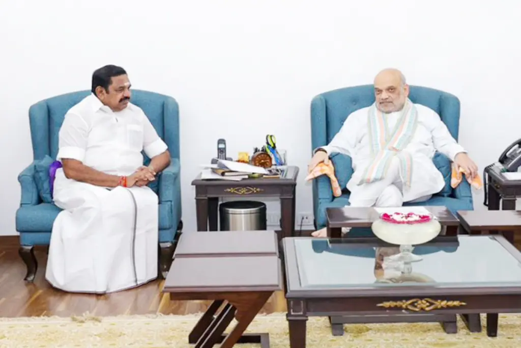 dappadi Palaniswami Amit Shah Meeting Tamil Nadu Election 2026