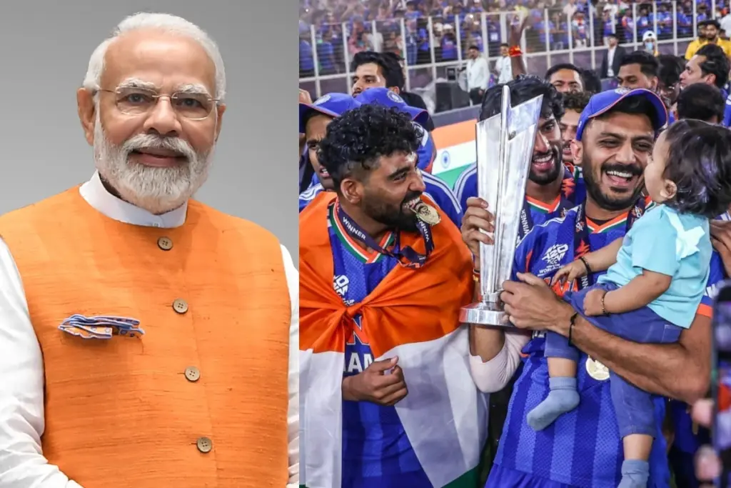 PM Modi on Team India Win
