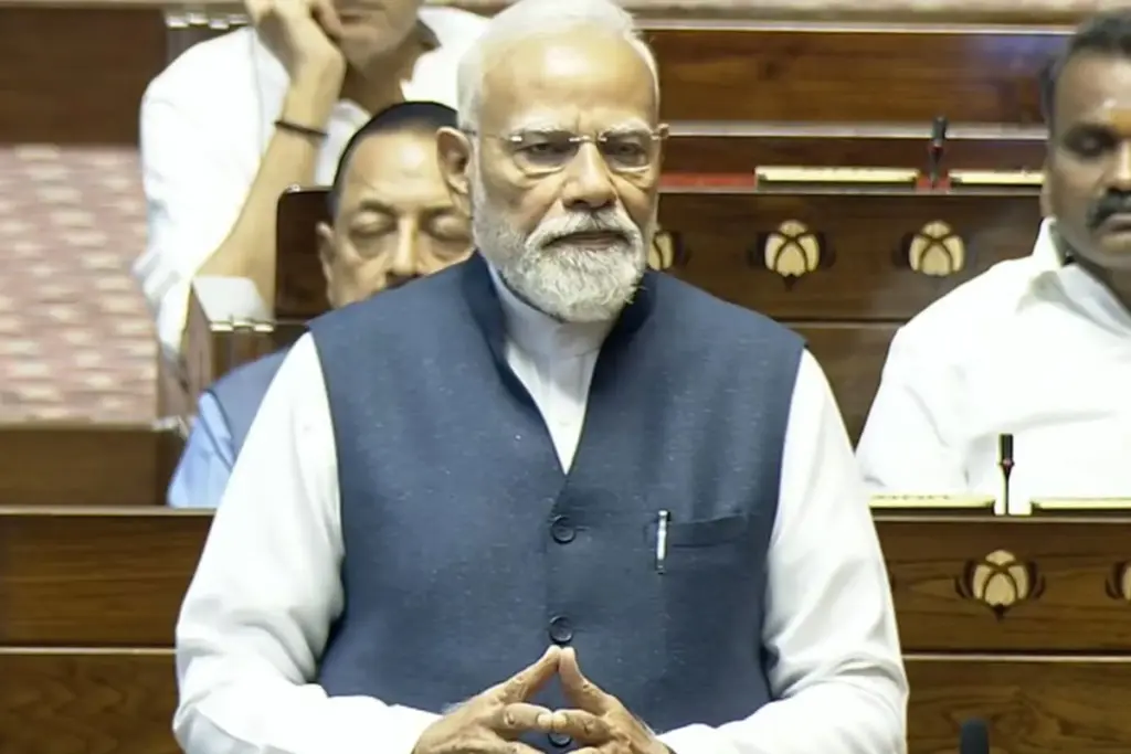 PM Modi Rajya Sabha Speech, Farewell of 37 MPs