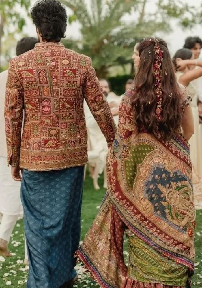 Rashmika Mandanna Mehendi Saree