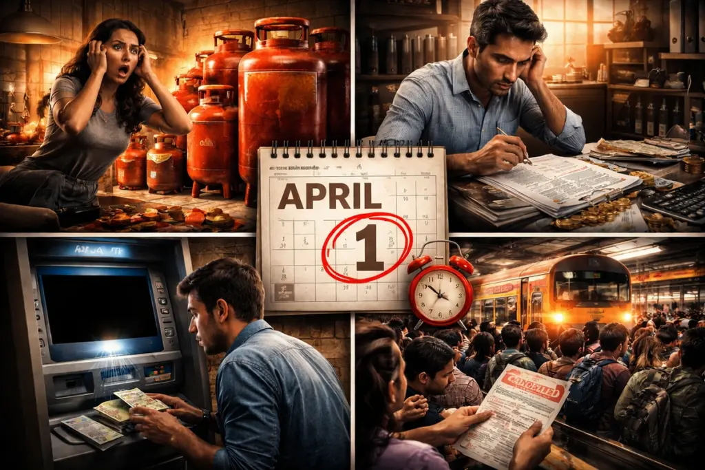 Rule Change 1st April LPG Price New Income Tax Act HDFC ATM Rule Change