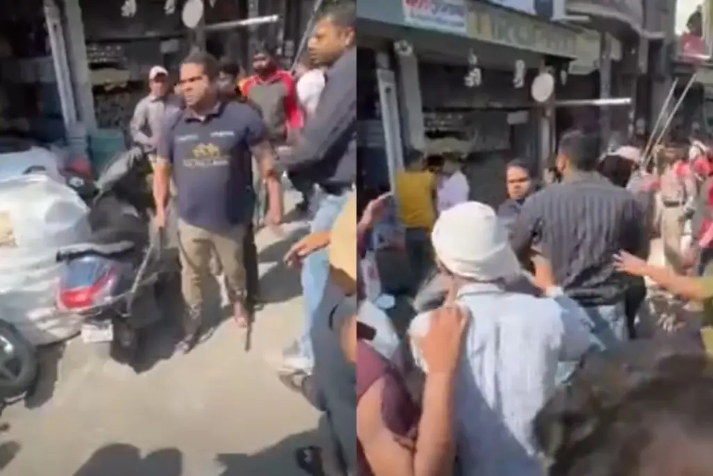 Shamli Traders Fight over small dispute video gone viral