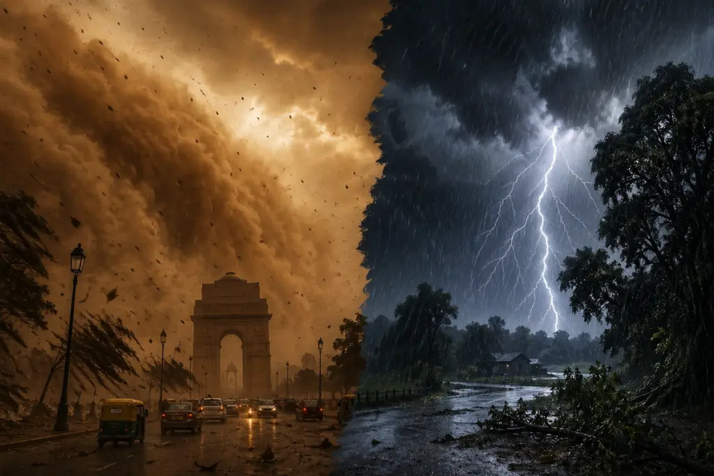 Aaj Ka Mausam Dust storm in Delhi-NCR, heavy rain alert in UP & Bihar on April 30