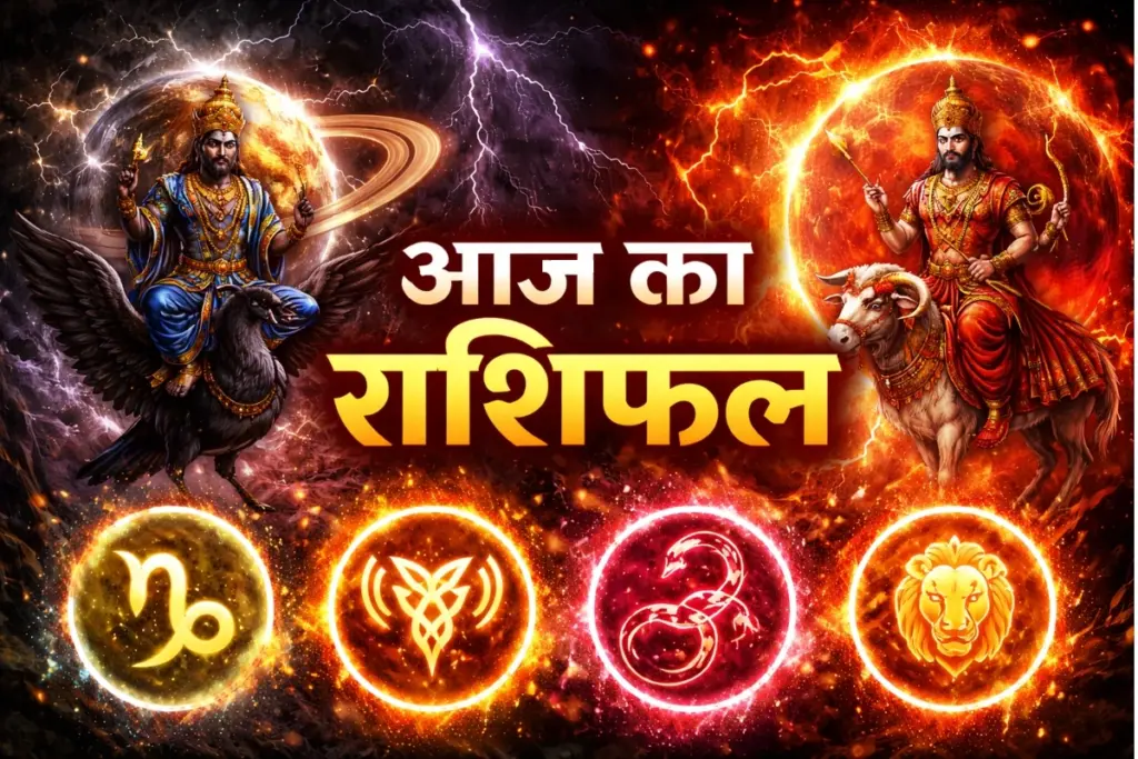 Aaj Ka Rashifal 18 April 2026 Daily Horoscope Horoscope Today Shaniwar Shani Mangal Yuti Surya Chandra Transit Mesh to Meen Astrology Prediction Health Wealth