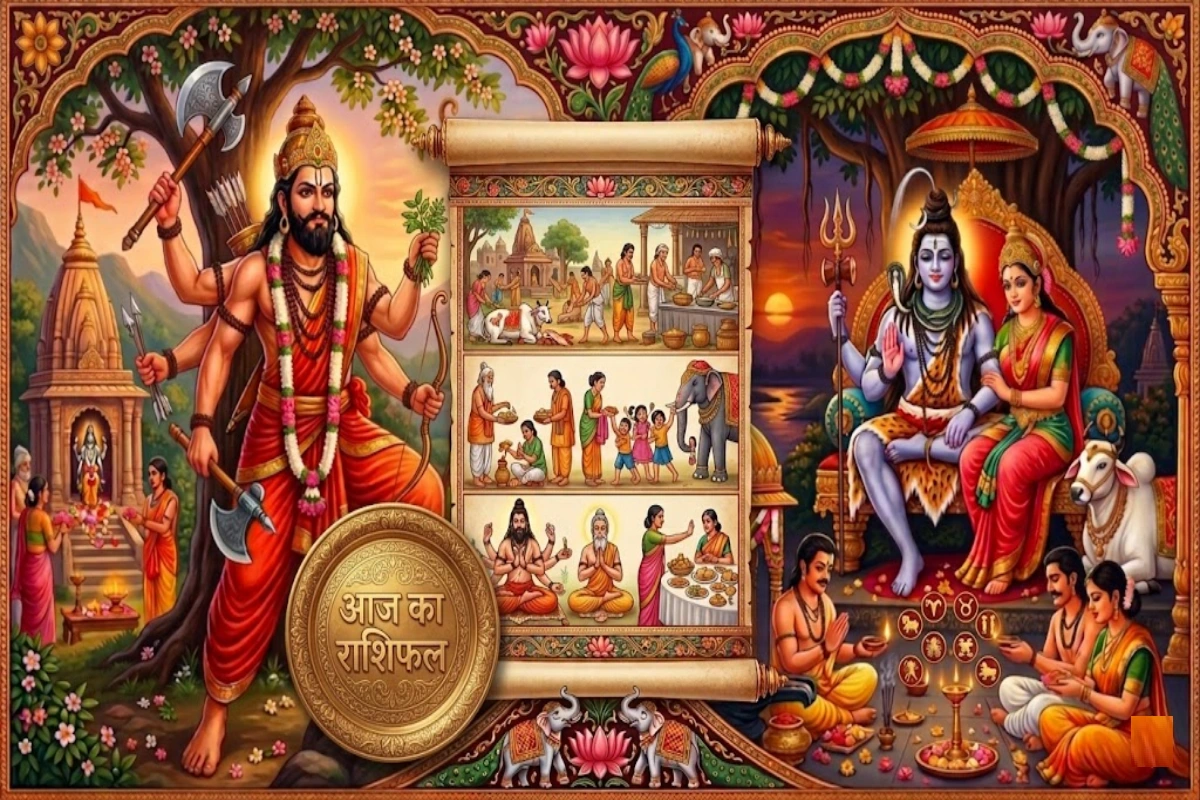 आज का राशिफल: सेवा, दान और संयम से मिलेगा शुभ फल, सभी राशियों के लिए खास उपाय