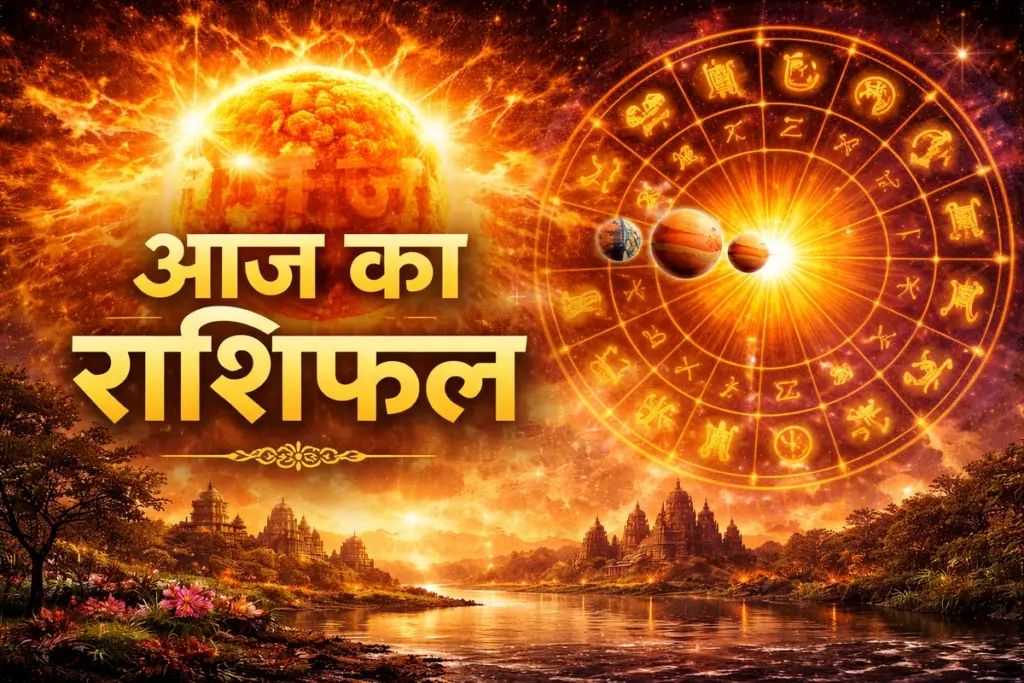 Aaj Ka Rashifal 5 April 2026 Daily Horoscope Horoscope Today Ravivar Surya Dev Puja Aaditya Hridaya Stotra Mesh to Meen Astrology Prediction Career Health Tips