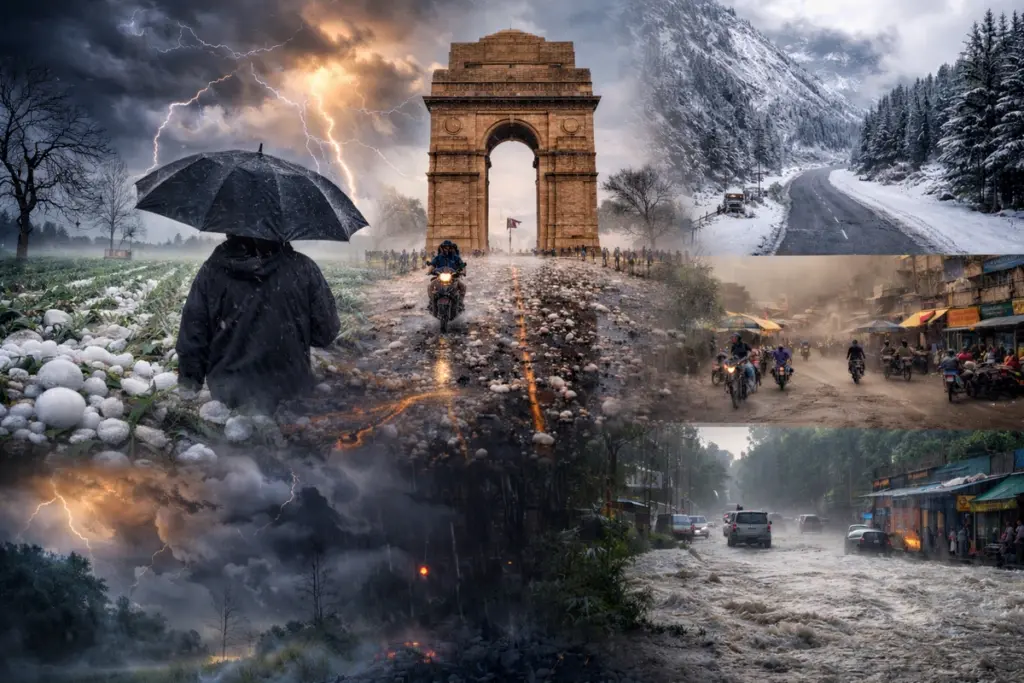 Aaj ka Mausam weather-update-april-8-delhi-ncr-rain-up-mp-hailstorm-alert-western-disturbance