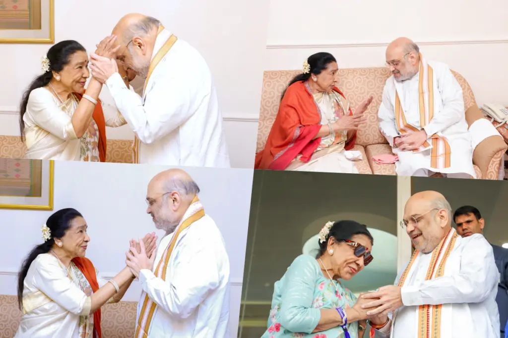 Amit Shah tribute to Asha Bhosle