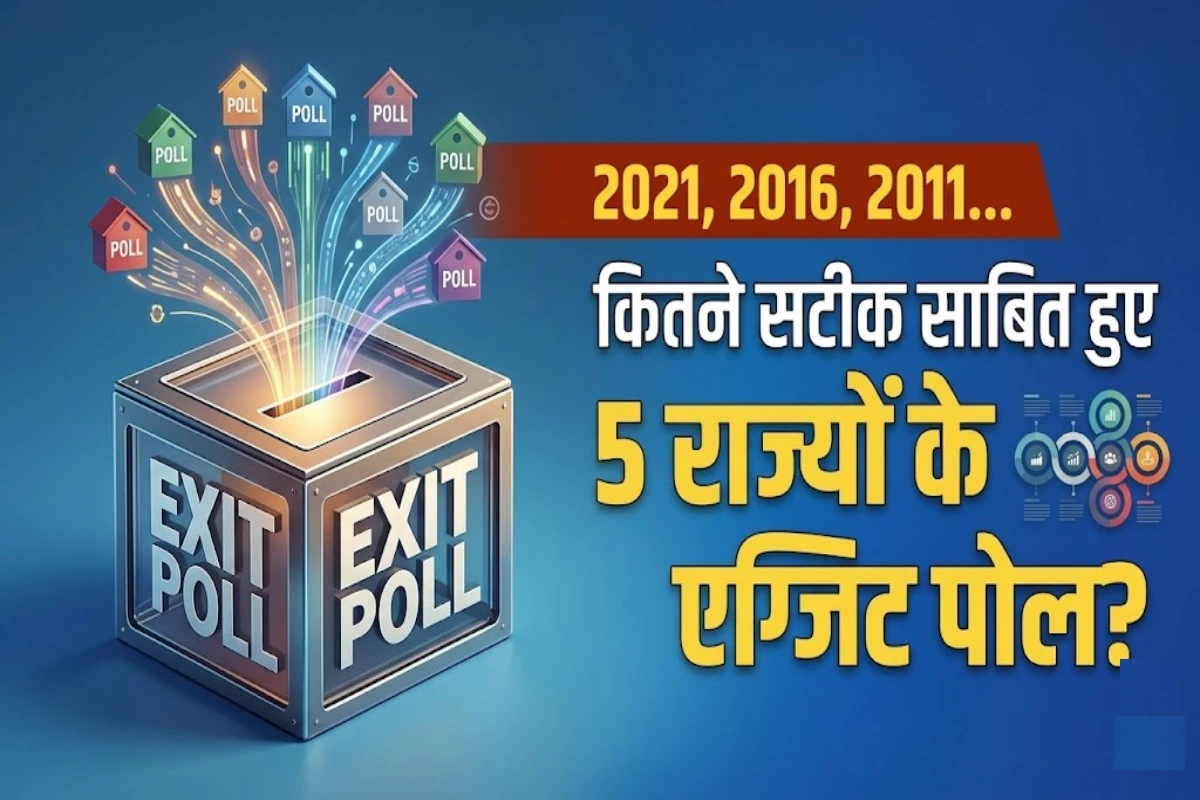एग्जिट पोल्स बनाम असली नतीजे: बंगाल से असम तक पांच राज्यों में अब कितना सही रहा अनुमान, कहां हुई बड़ी चूक?