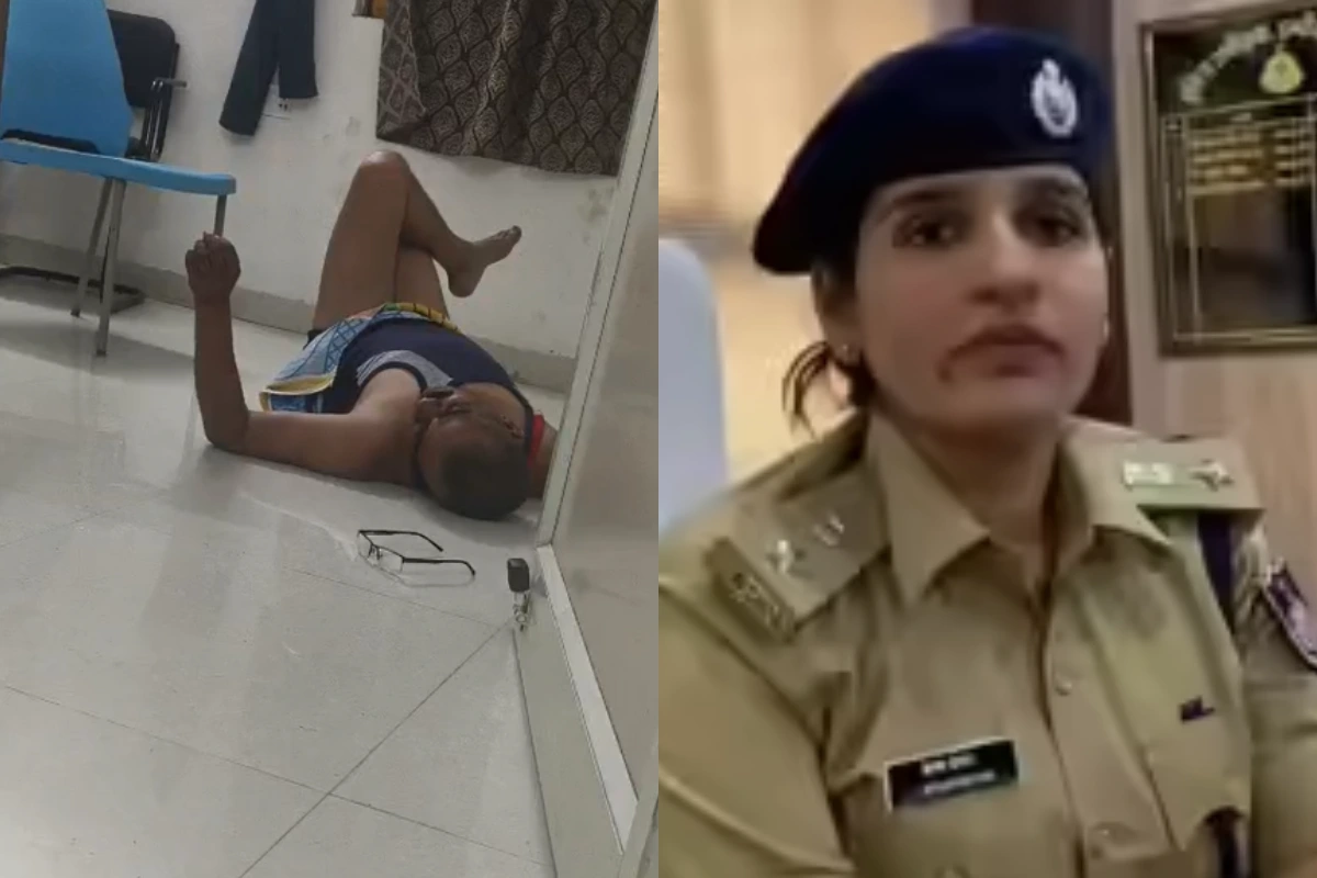 गुना में बांसाहेड़ा चौकी प्रभारी का अर्धनग्न वीडियो वायरल, शराब और अवैध वसूली के आरोपों से खाकी पर सवाल