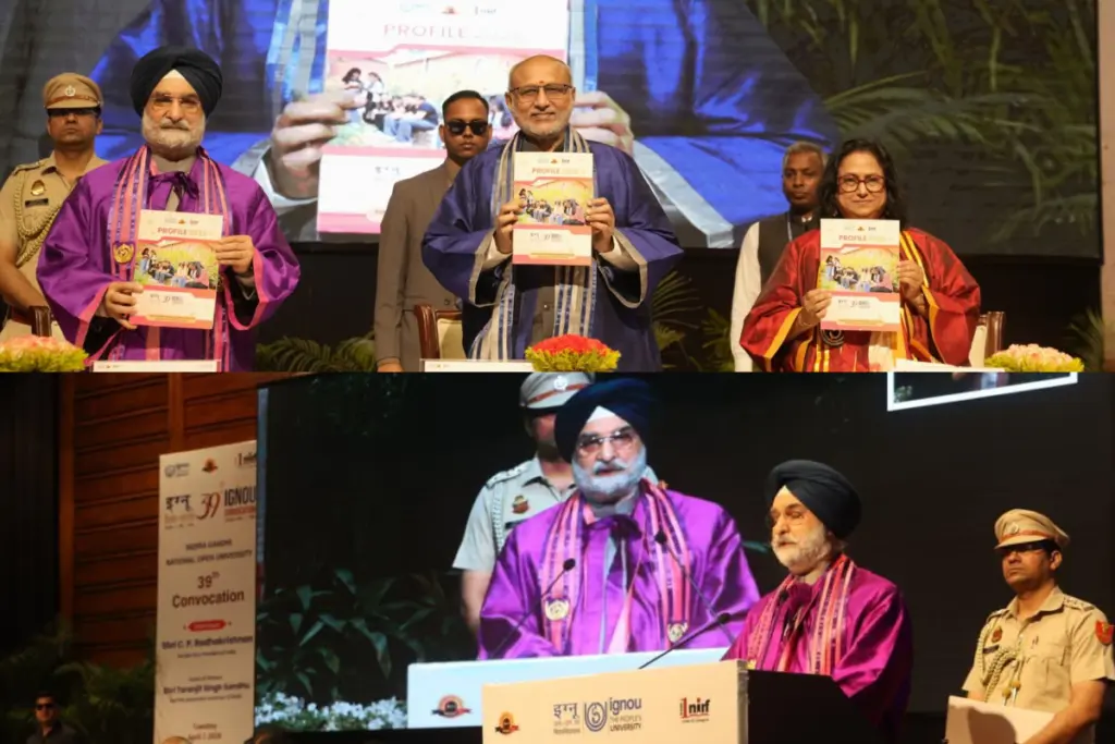 IGNOU 39th Convocation Tarunjeet Singh Sandhu