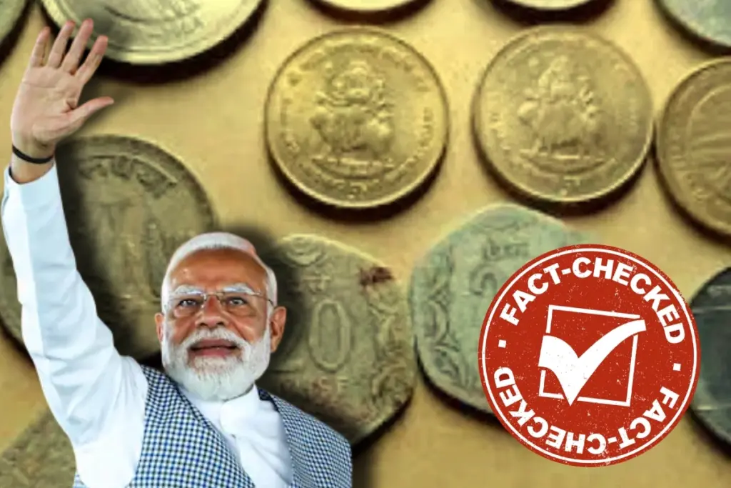 PIB Fact Check Fake PM Modi Video claiming to buy old coins goes viral