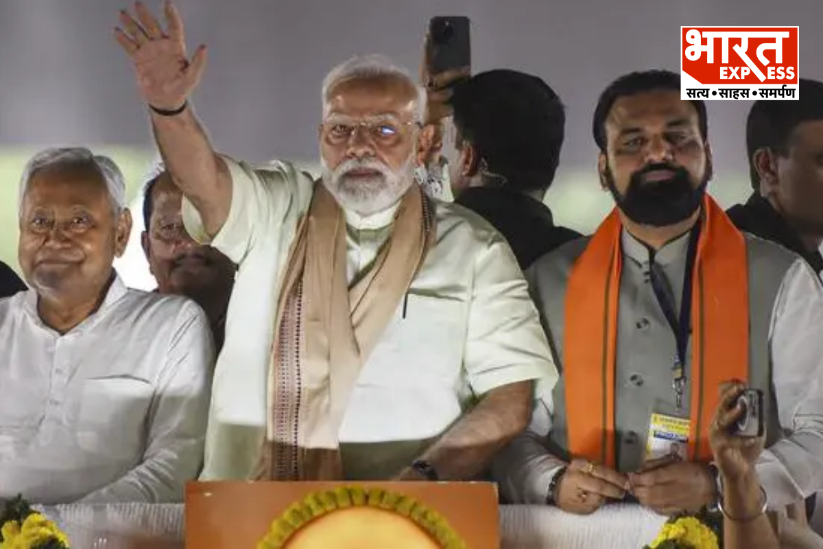 Samrat Choudhary with PM Modi