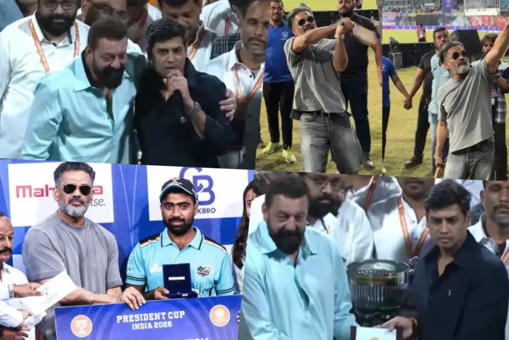 Sanjay Dutt, Suniel Shetty, Thane