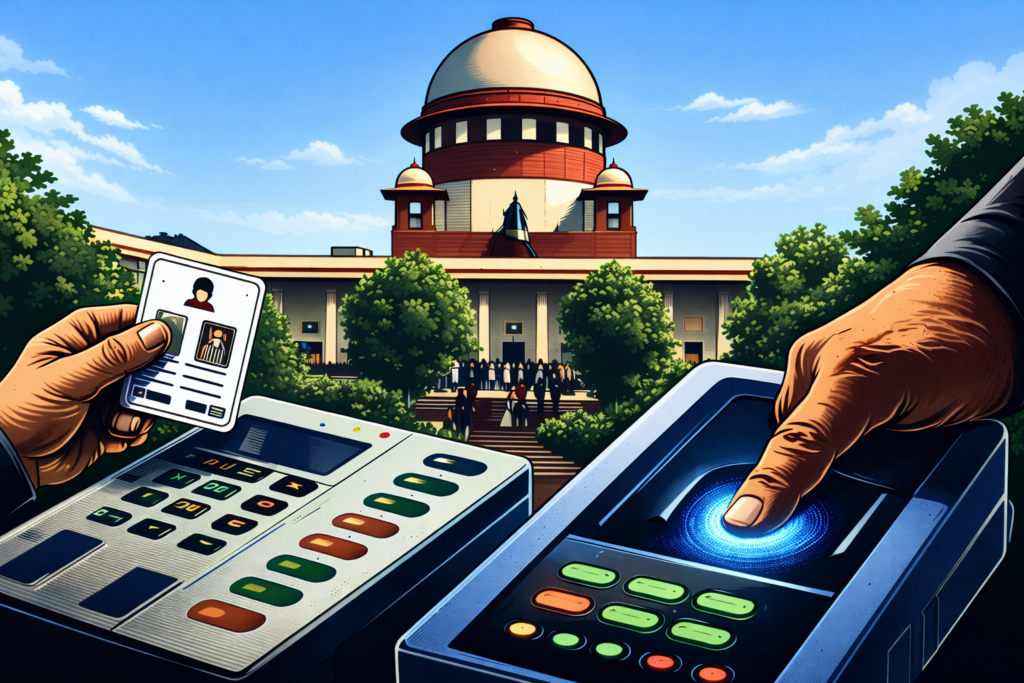Supreme Court-notice-biometric-voting-election-commission-ashwini-upadhyay