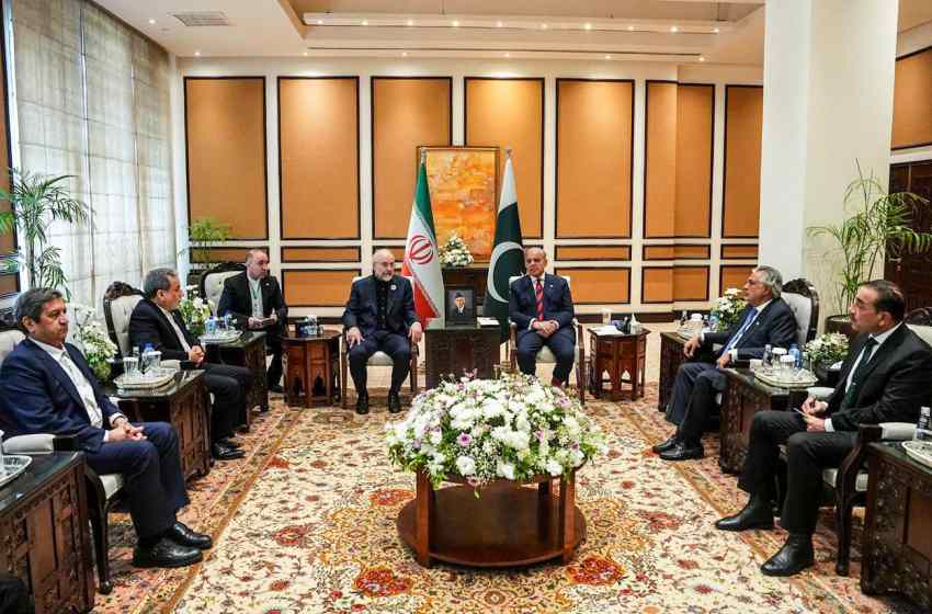 Iranian delegation meets Pakistan PM Shehbaz Sharif in Islamabad