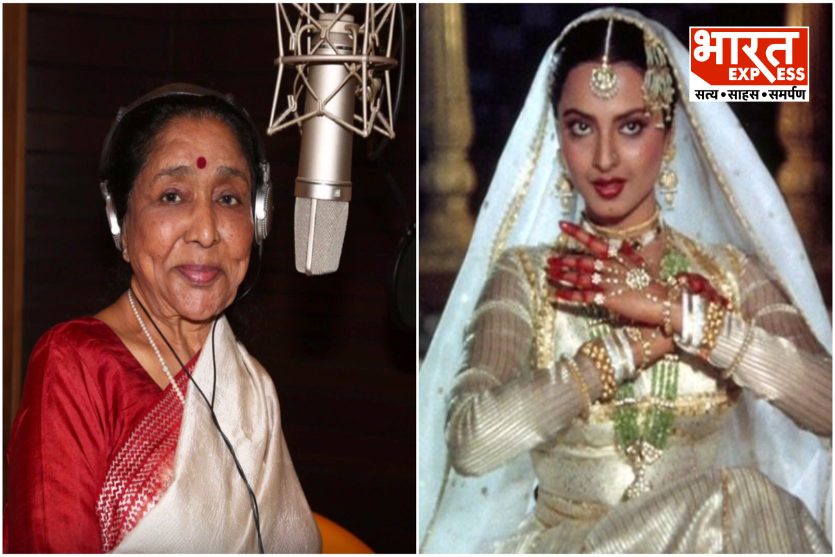  rekha with asha bhosle