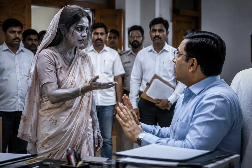 Ajab Gajab Damoh Shocking Case Living Elderly Woman Reaches Collector Office After Being Declared Dead in Records