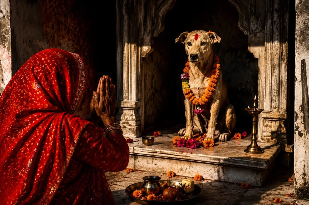 Ajab-Gajab In Jalore's Tilora, people worship a loyal dog at Kutra Bawji Temple