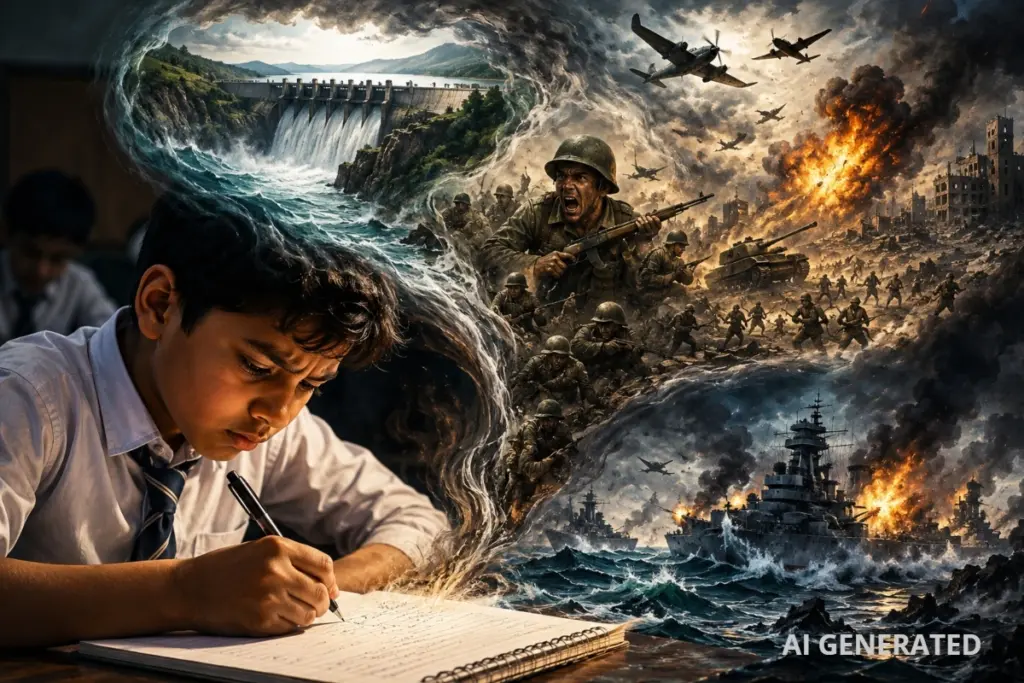 Ajab Gajab Student Writes Hilarious Creative Essay on Bhakra Nangal Dam Video Viral