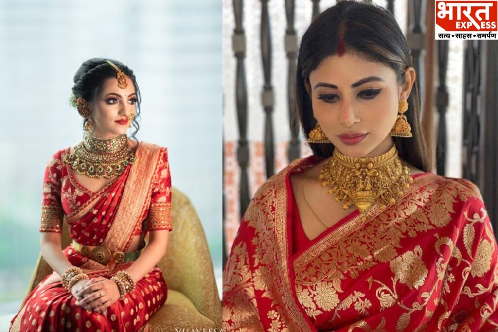 vat savitri pooja saree look