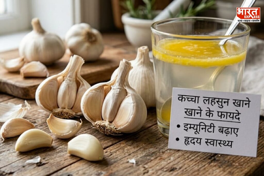 कच्चा लहसुन खाने के फायदे