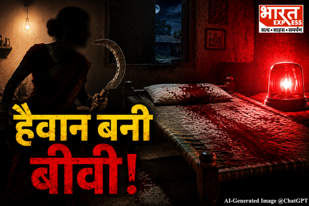 Bilaspur Wife cuts husband private part