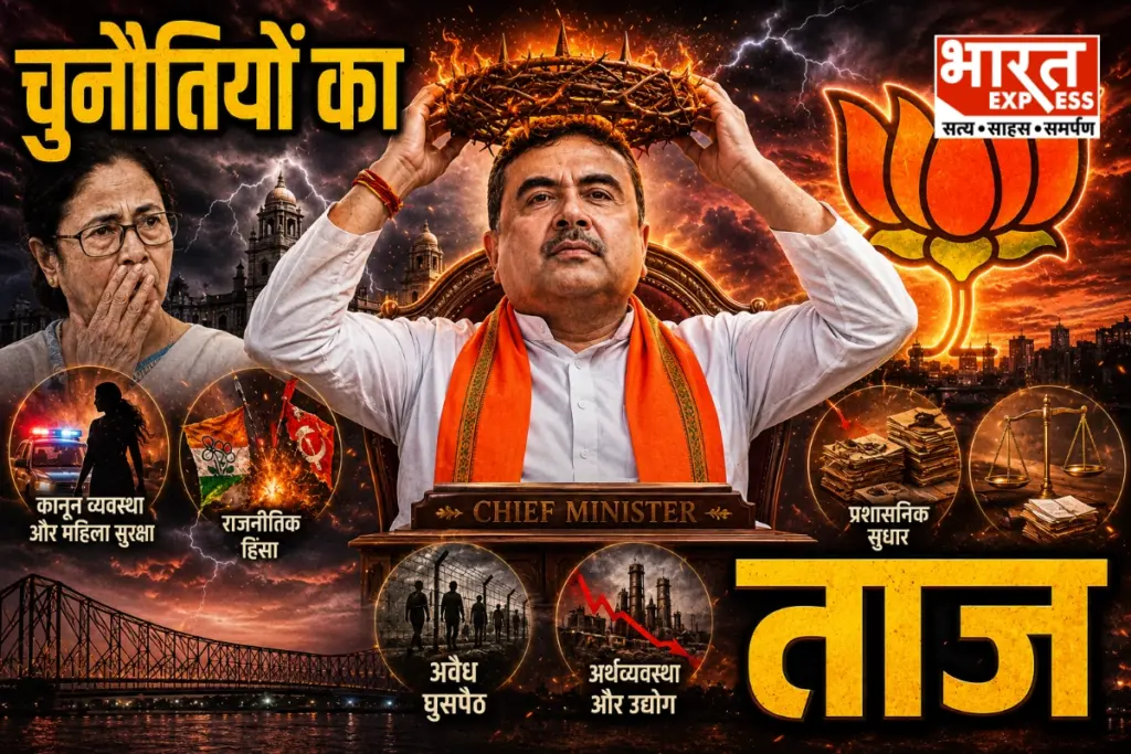 CM Suvendu Adhikari 5 major challenges as west bengal chief minister