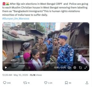 Fact Check Old Ghaziabad Video Viral as Minority Harassment in West Bengal