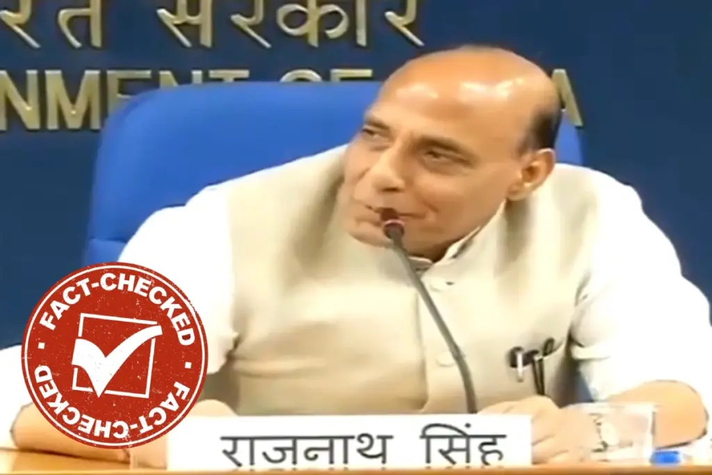Fact Check Old Video of Rajnath Singh Viral with False Claim on NEET 2026 and Dharmendra Pradhan