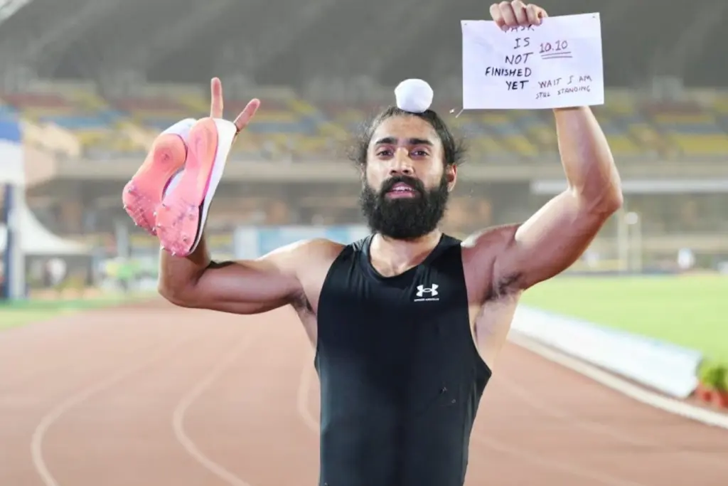 .Gurindervir Singh, National Record