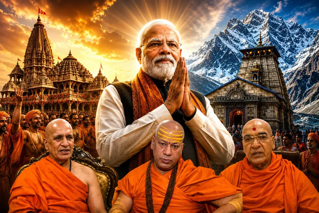 Historic 12 Years of PM Modi Govt Saints and Global Icons Praise Cultural and Digital Transformation