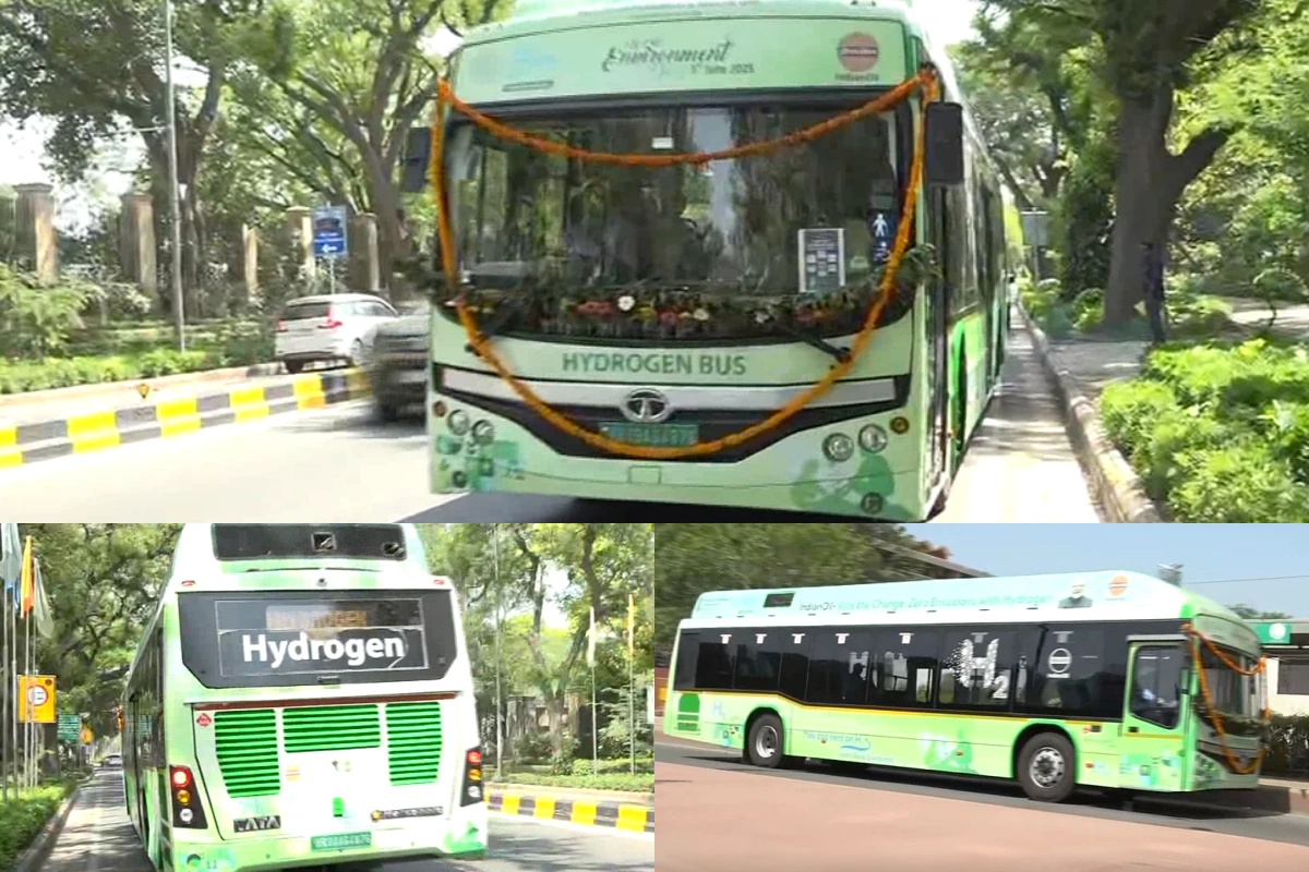 दिल्ली में पहली हाइड्रोजन शटल बस सेवा शुरू, ग्रीन ट्रांसपोर्ट की दिशा में बड़ा कदम