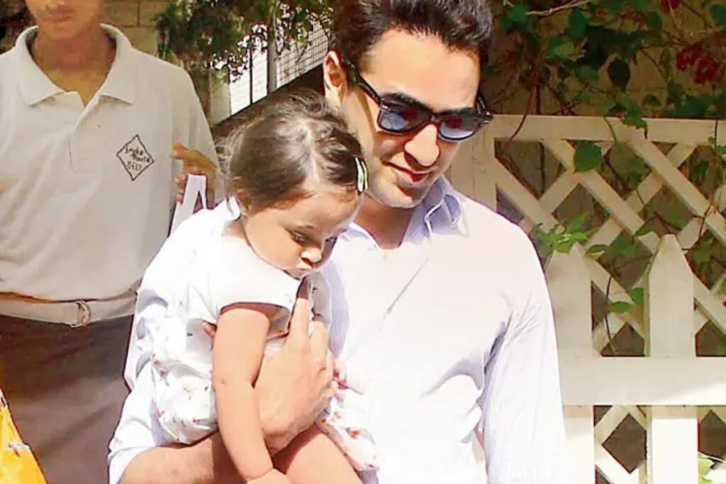 Imran Khan with daughter