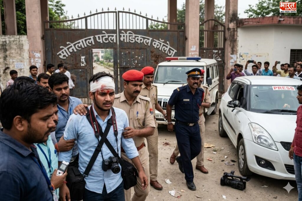 Journalist Attacked Case (Ai image)
