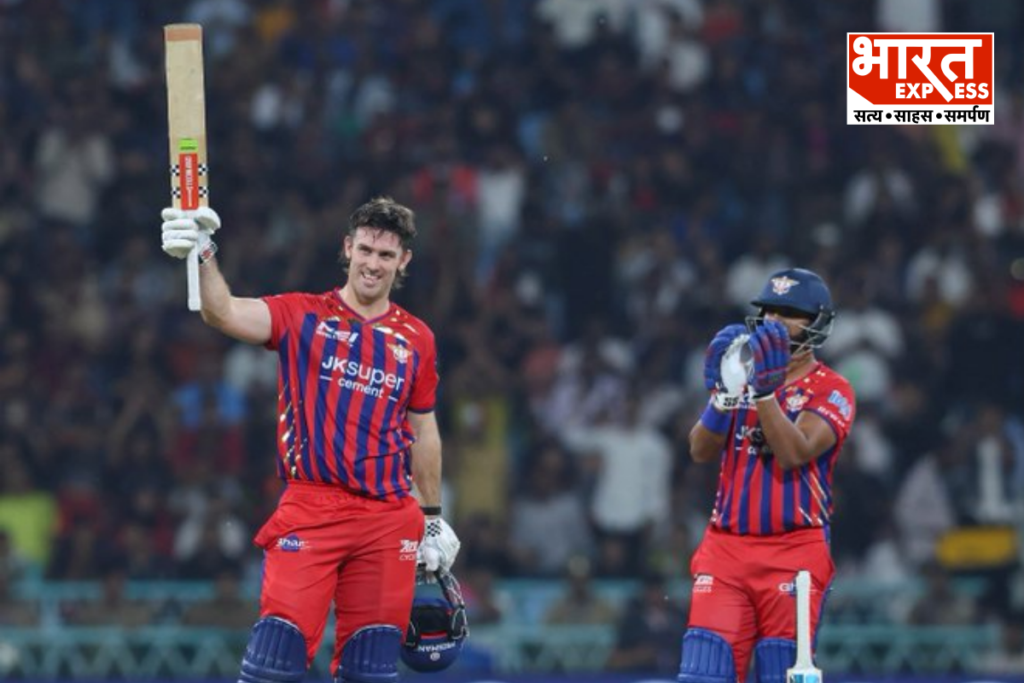 LSG vs RCB- Mitchell Marsh century