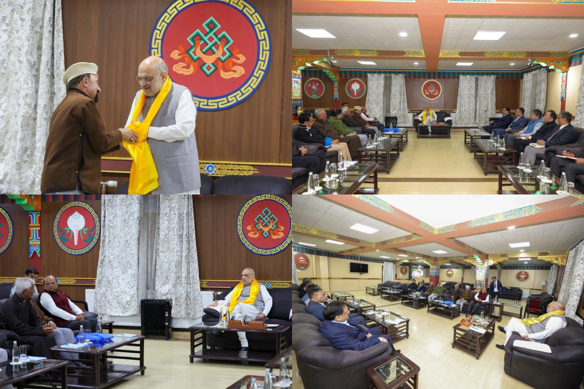 दो सप्ताह तक लद्दाख में होंगे बुद्ध अवशेषों के दर्शन, अमित शाह ने की तैयारियों की समीक्षा